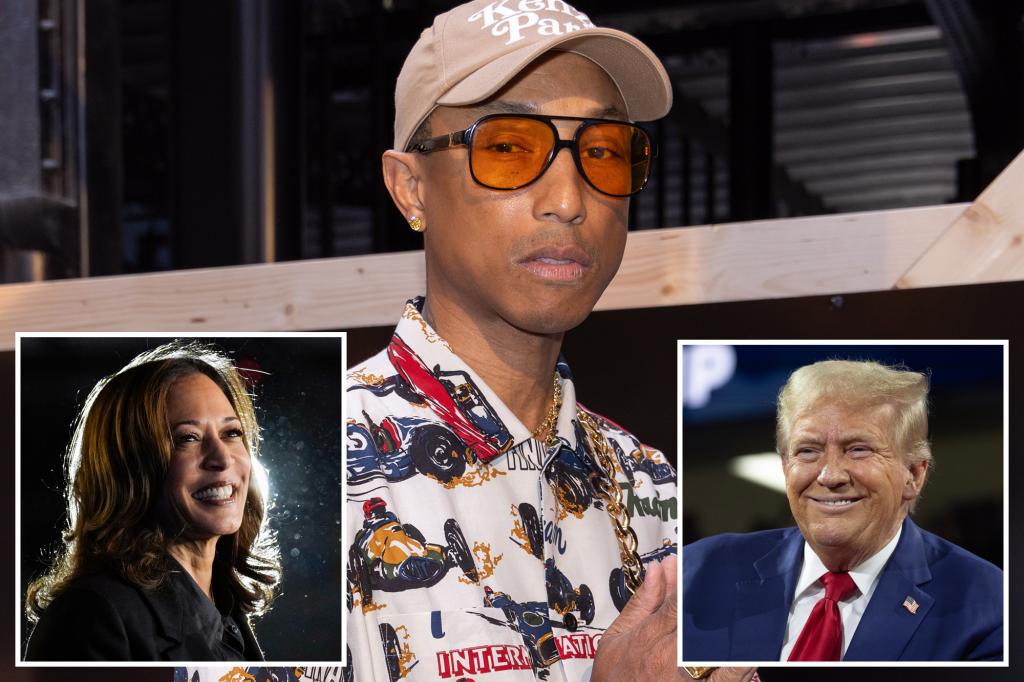 Pharrell Williams 'annoyed' with celebrity political endorsements