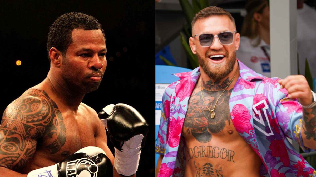 Shane Mosley ready to fight Conor McGregor. (via Imago/X)