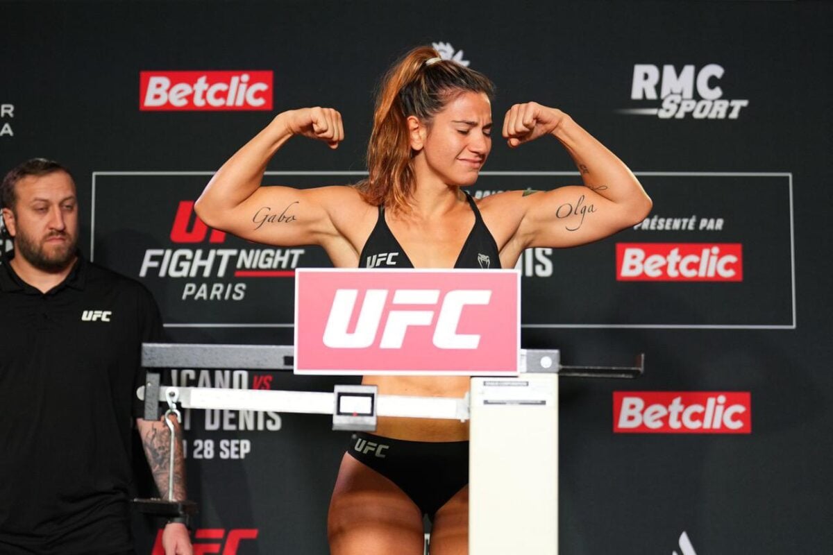 Netizens react to Ailin Perez's UFC Paris weigh ins