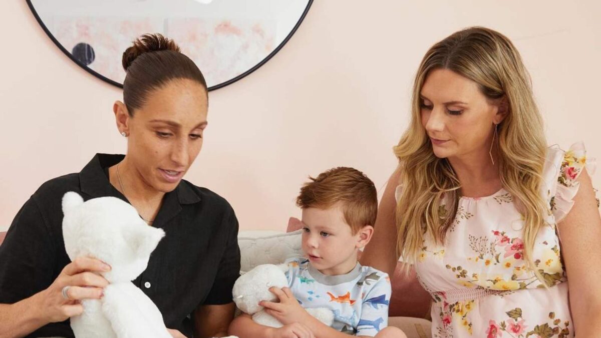 Penny Taylor and Daina Taurasi family