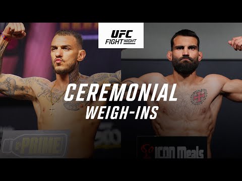 UFC Paris: Ceremonial Weigh-In