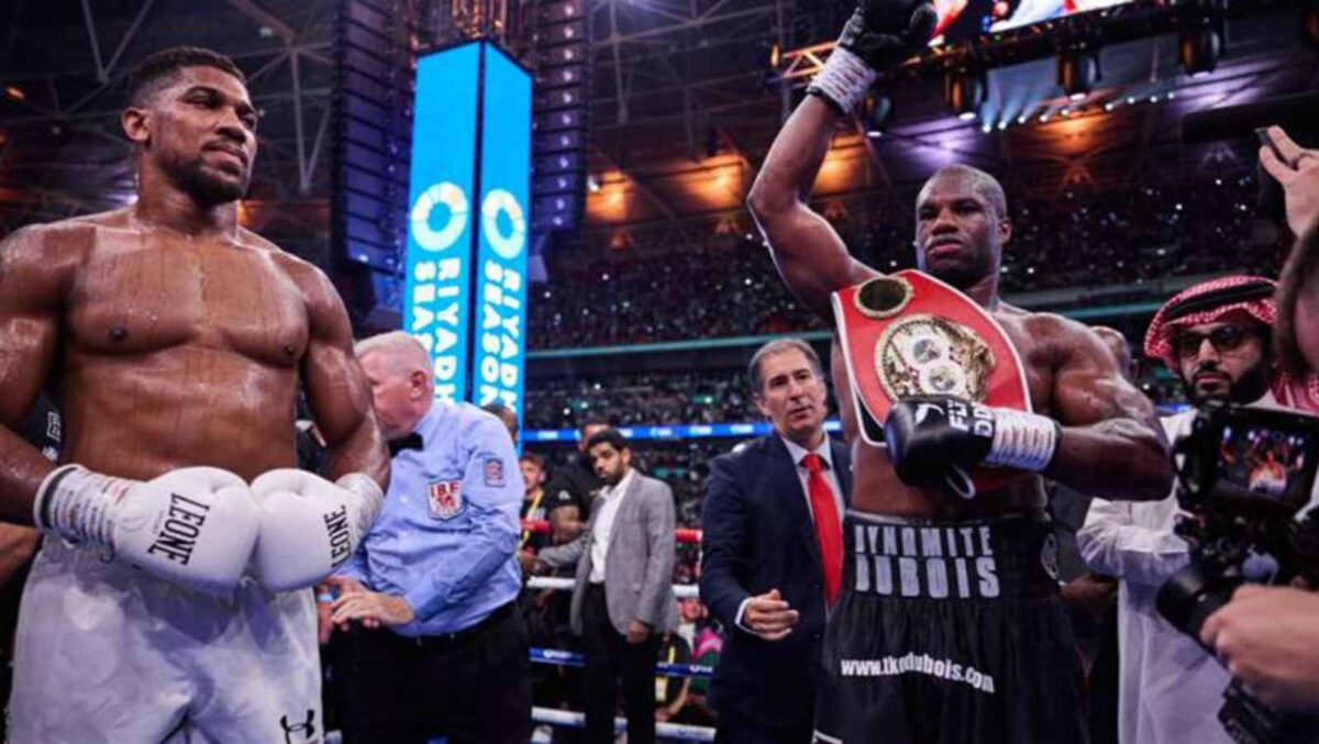 Anthony Joshua vs. Daniel Dubois rematch on the cards (via X)