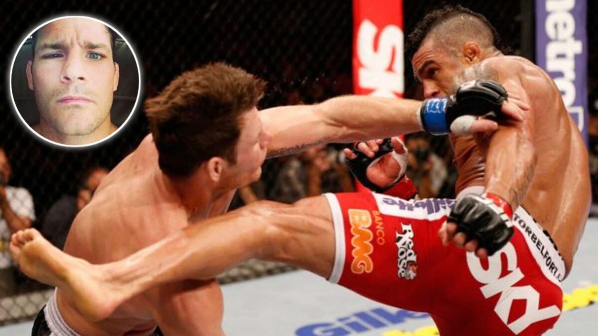 Vitor Belfort‘s headkick that damaged Michael Bisping‘s eye