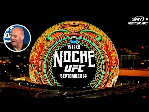 Dana White has high hopes for UFC 306 at Las Vegas Sphere