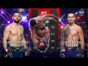 Full Fights HD: Nassourdine Imavov vs. Brendan Allen |  Moicano vs Saint Denis UFC Paris 9/28/24