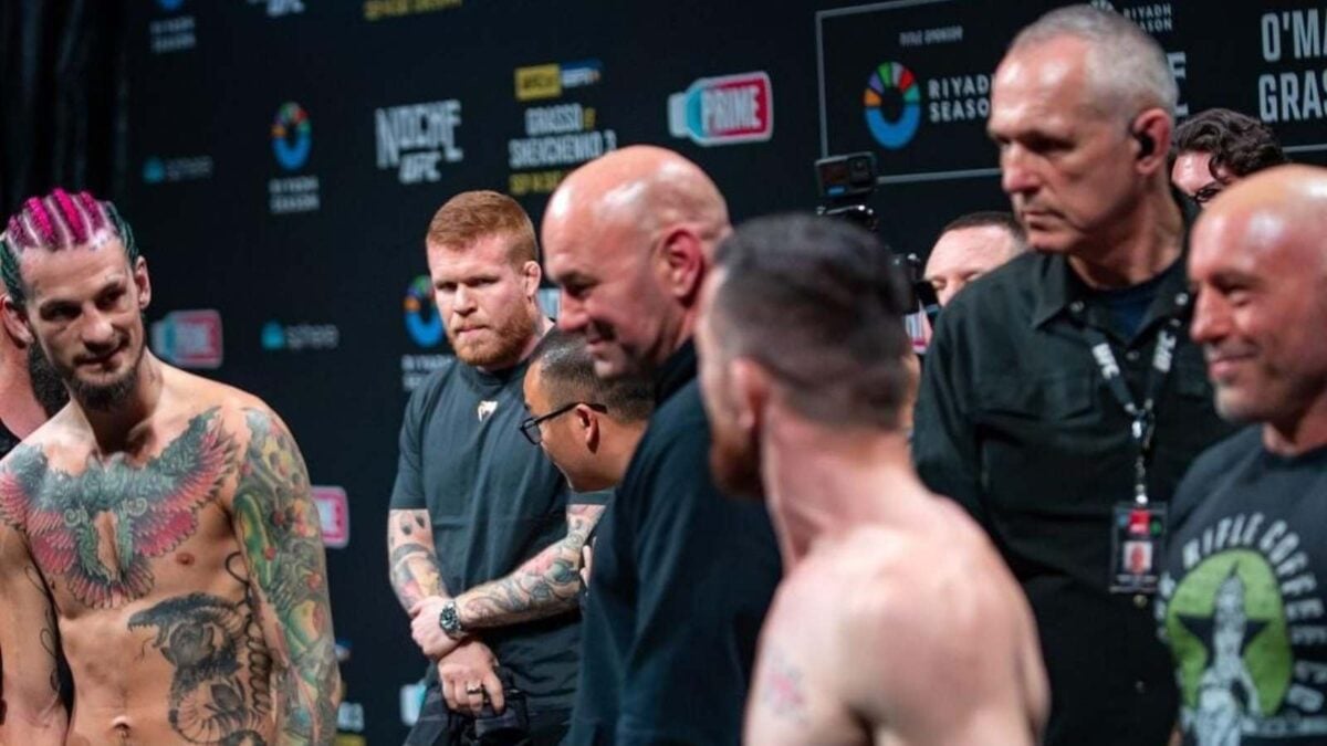 Controversial coach Tim Welch called out for 'cheap antics' during Merab Dvalishvili vs. Sean O'Malley (via Instagram)