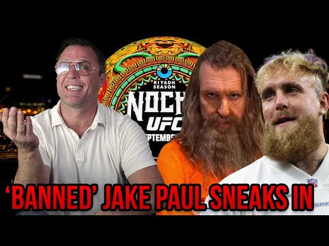 ‘Banned’ Jake Paul sneaks into UFC NOCHE