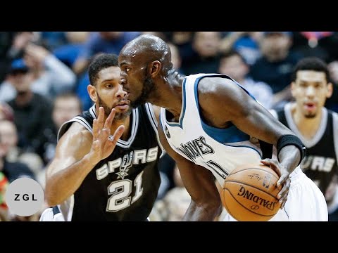 Tim Duncan vs Kevin Garnett (Every 1 on 1 Plays available in Youtube!)