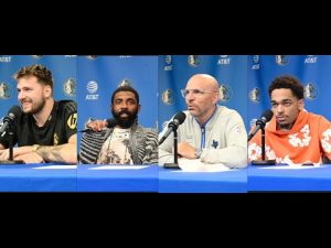 Mavs Postgame Presser vs. Suns: Luka Doncic, Kyrie Irving, P.J. Washington, Jason Kidd