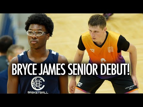 Bryce James is BACK! Senior Season Debut! Game is Must See!