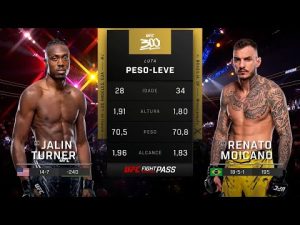 Jalin Turner x Renato Moicano | LUTA COMPLETA | UFC Paris