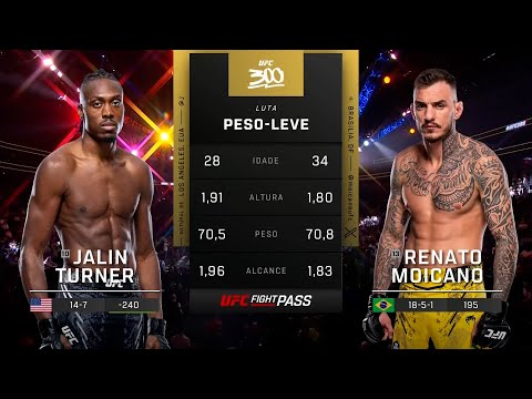 Jalin Turner x Renato Moicano | LUTA COMPLETA | UFC Paris