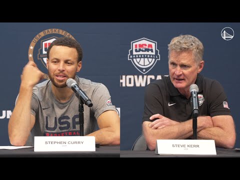 Stephen Curry & Steve Kerr on USA's Win Over Canada | July 10, 2024