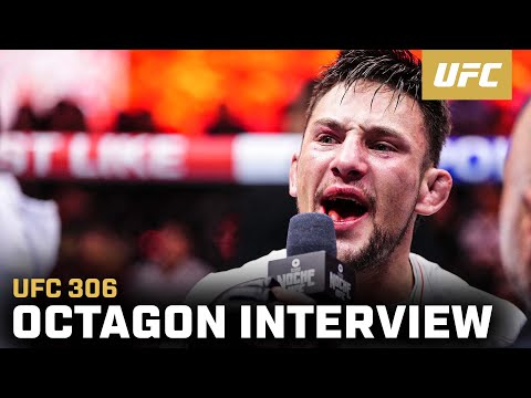 Esteban Ribovics Octagon Interview | UFC 306