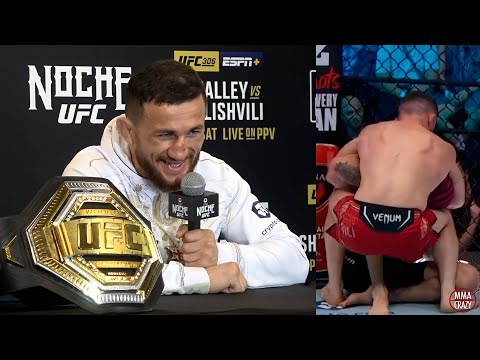 Merab Dvalishvili Reveals why he KISSED Sean O'Malley at Noche UFC