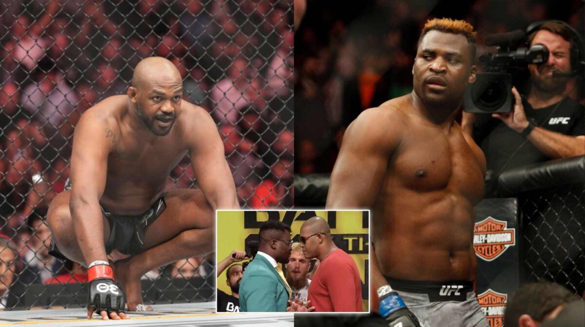 Jon Jones, Francis Ngannou and Renan Ferreira 