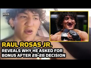 Raul Rosas Jr. Explains Why He Called for Post-Fight Bonus After UFC 306 - MMA Fighting