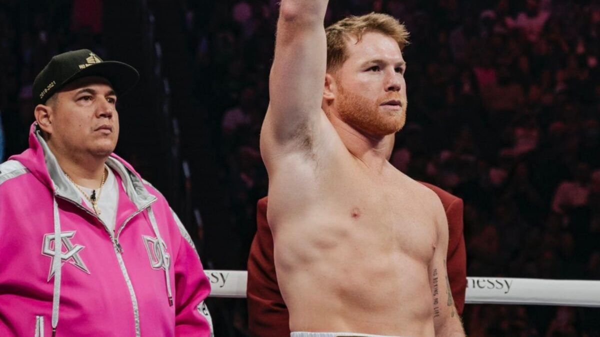 Canelo Alvarez and Eddy Reynoso