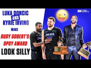 Luka Doncic and Kyrie Irving made Rudy Gobert's DPOY award look silly 🤪 #nba