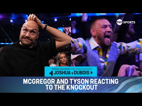 Uncut, unfiltered, Tyson Fury, Conor McGregor and Oleksander Usyk's immediate post-fight reactions 🤯