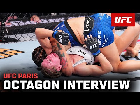 Ailin Perez Octagon Interview | UFC Paris