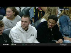 Caitlin Clark's Boyfriend & Pacers' Tyrese Haliburton courtside supporting her | Indiana Fever WNBA