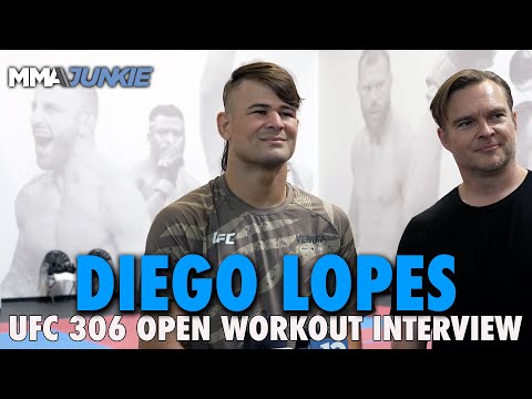 Diego Lopes Welcomed Opportunity to Get Another Shot at Brian Ortega Fight | UFC 306 Open Workouts