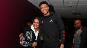 Giannis Antetokounmpo met Mariah Riddlesprigger when she was an intern with the Philadelphia 76ers