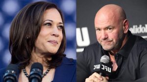 Dana White, Kamala Harris