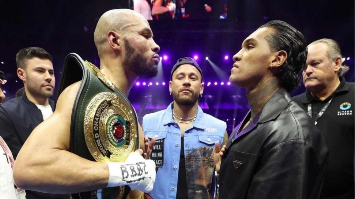 Chris Eubank Jr. and Conor Benn face-off