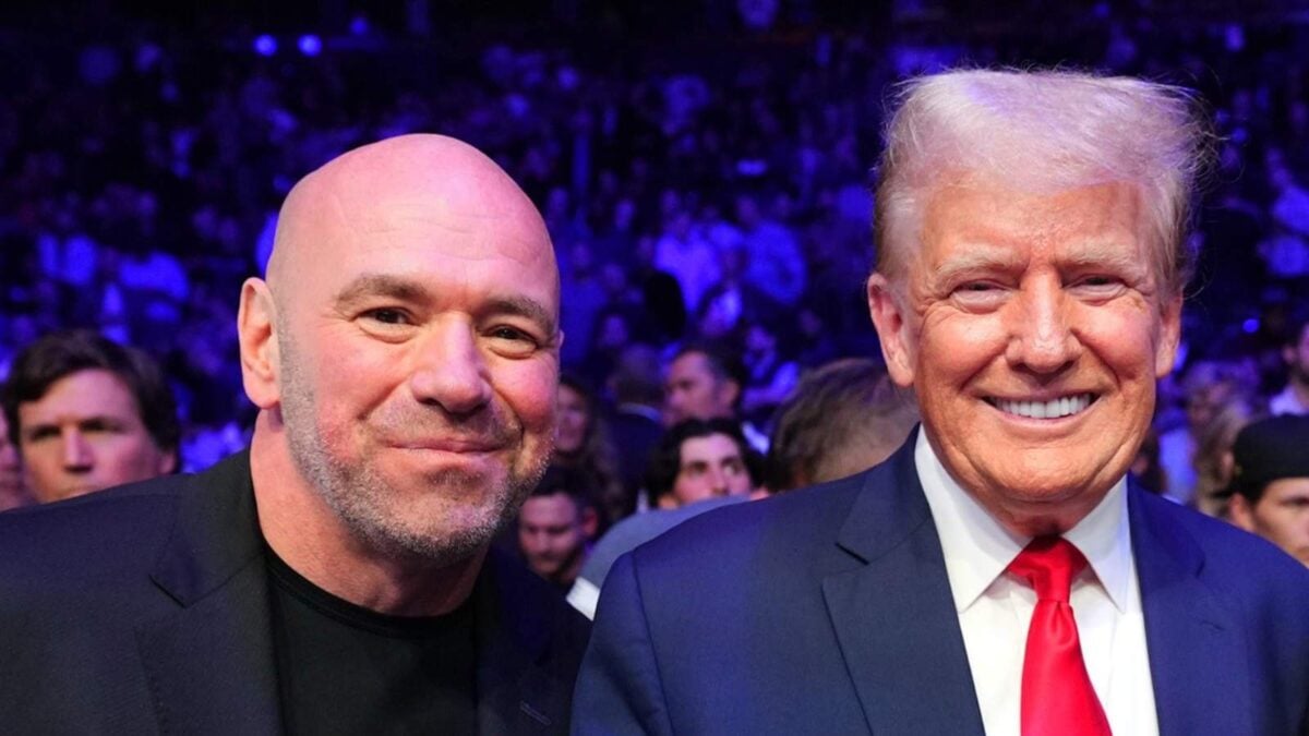 Dana White and Donald Trump together