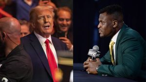 Francis Ngannou lashes out at Donald Trump