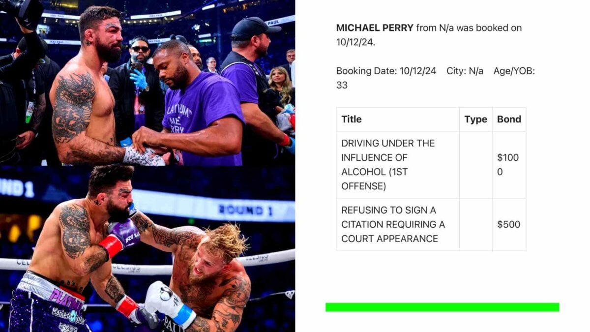 Mike Perry arrested for DUI in Florida after brutal loss