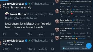 Conor McGregor X rant