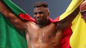 Francis Ngannou emotional after his win