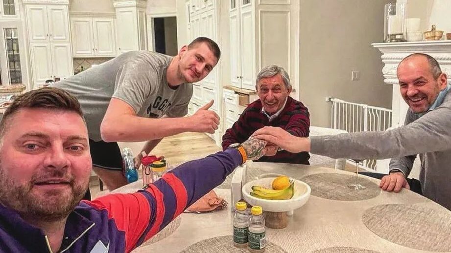 Nikola Jokic in his Denver home