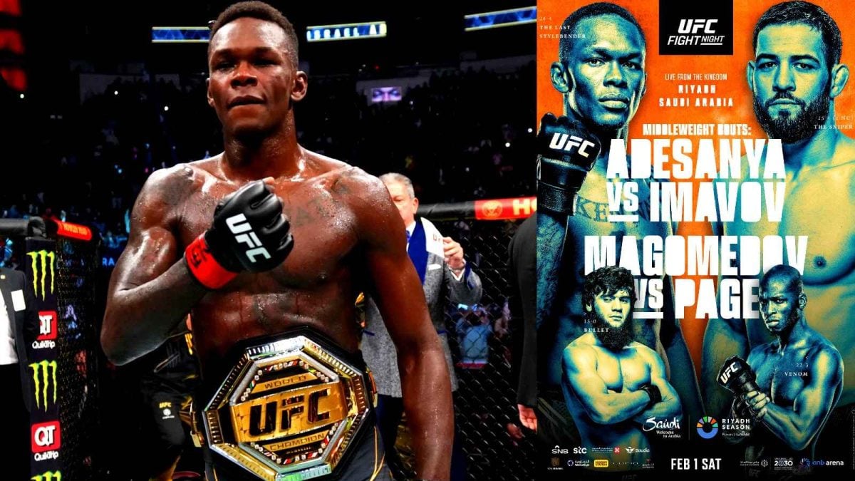 Israel Adesanya is ready for fight night challenge vs. Nassourdine Imavov