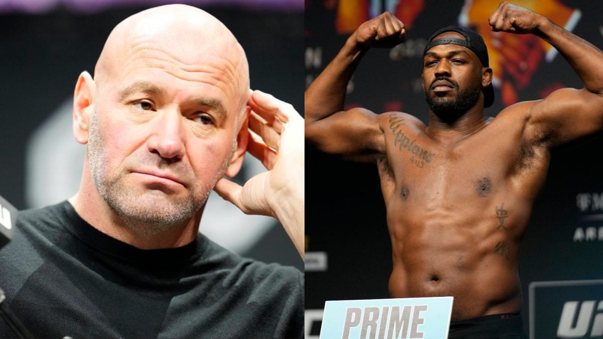 Jon Jones and Dana White 