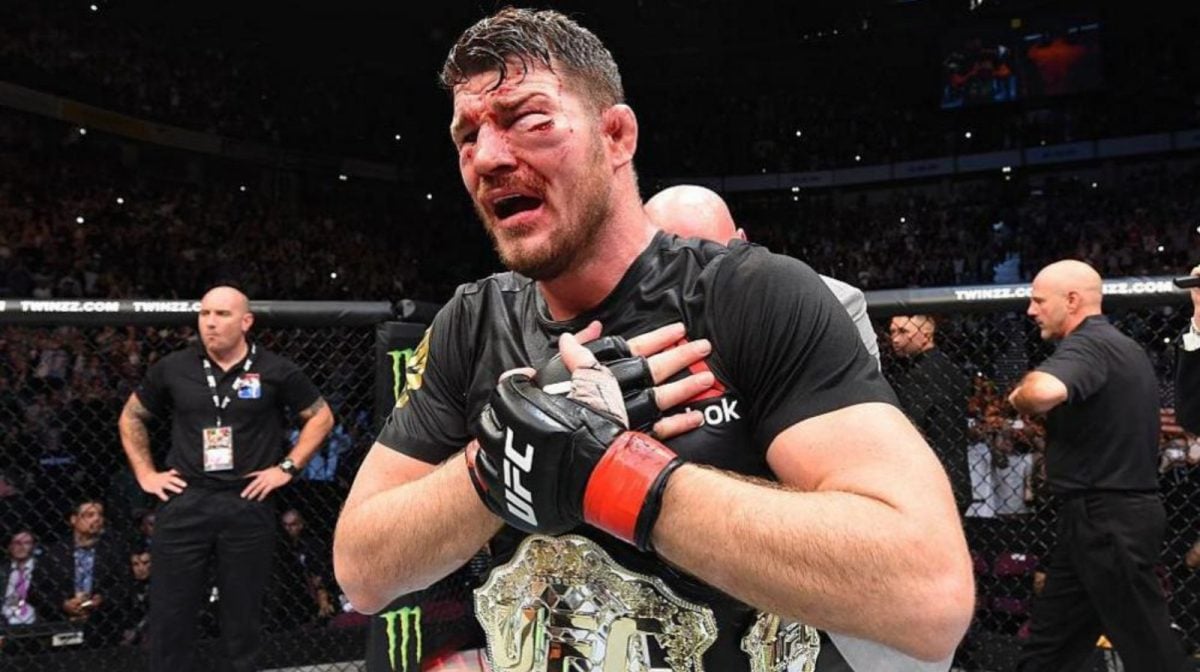 Michael Bisping as the middleweight champion 