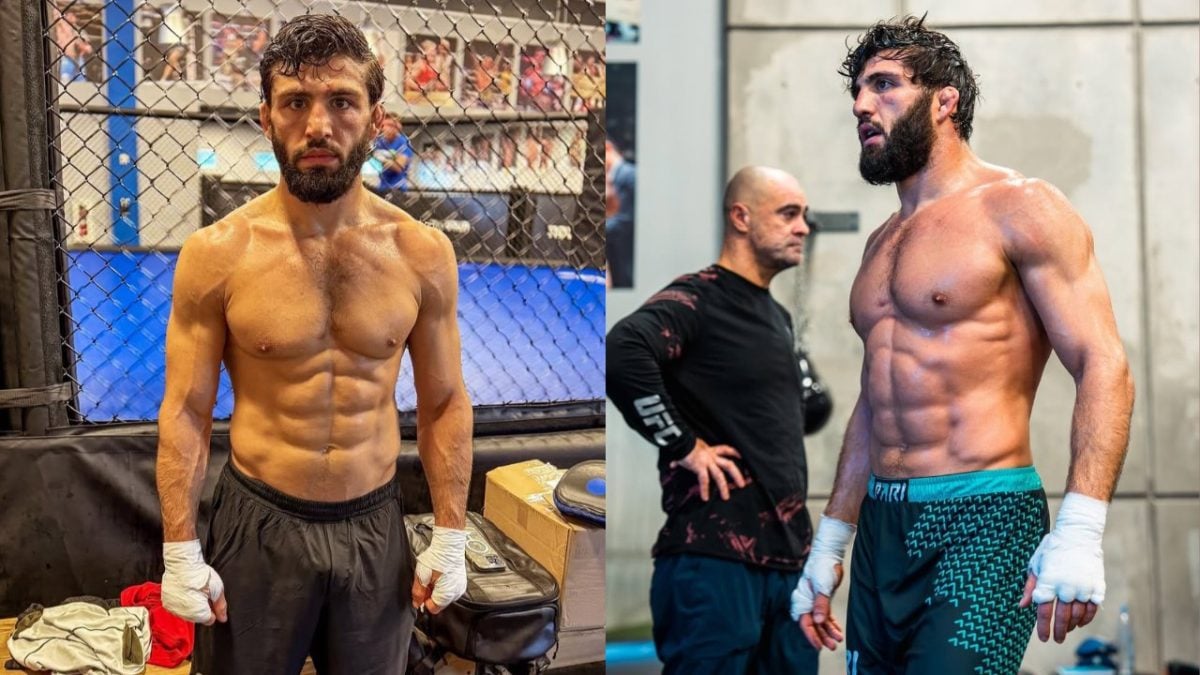 Arman Tsarukyan shows off his physique