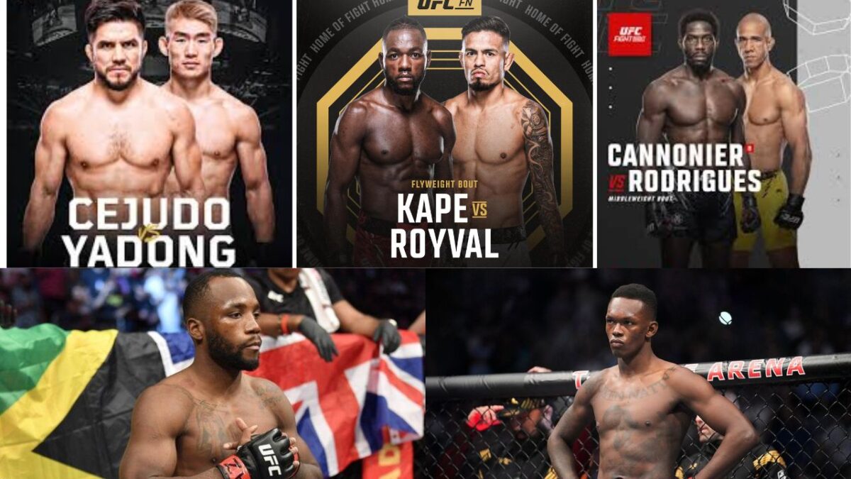 Upcoming UFC Fight Night cards