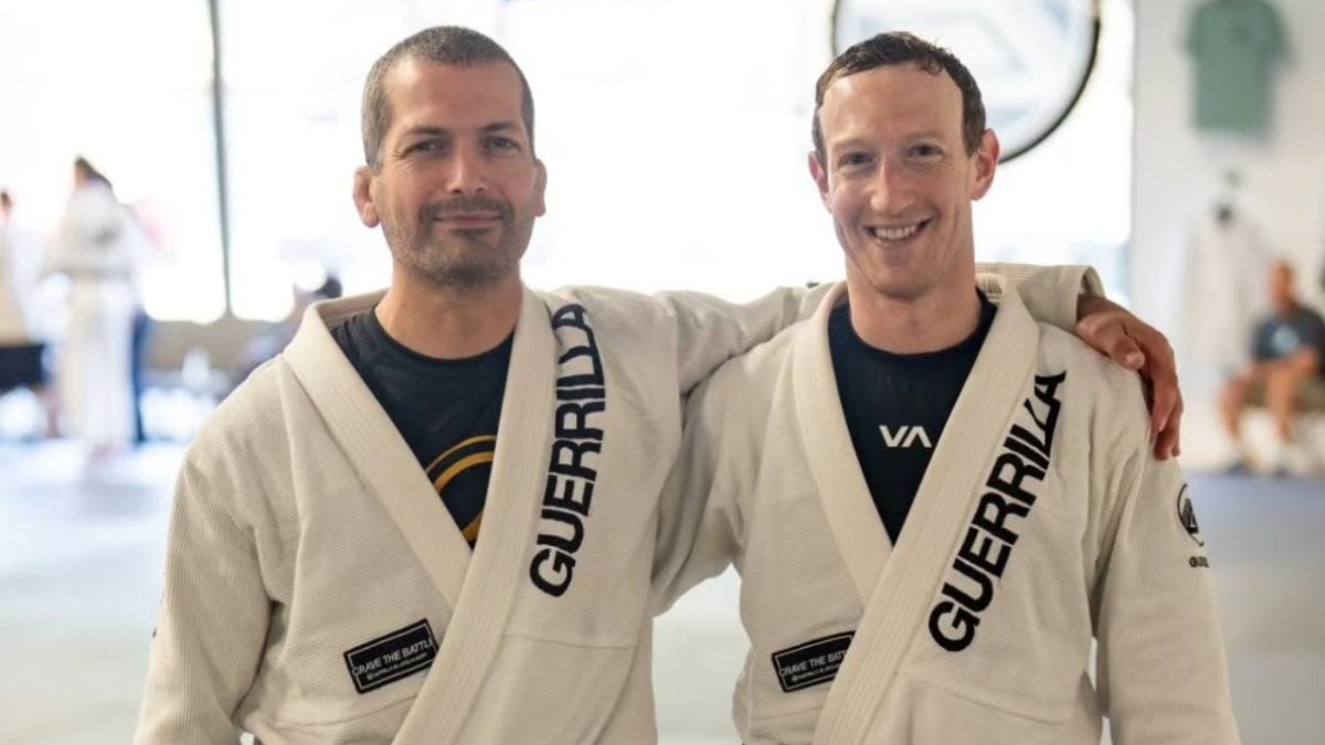 Mark Zuckerberg training jiu-jitsu